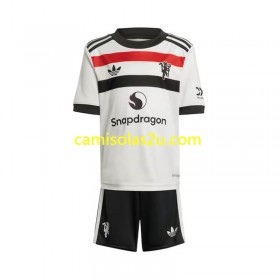 Camisolas de futebol Manchester United Criança Equipamento 3ª 2024/25 Manga Curta